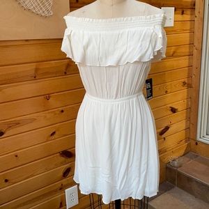 Express white beach dress